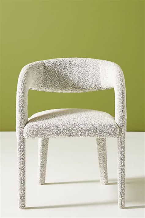 Boucle Hagen Dining Chair In 2021 Dining Chairs Upholstered Dining