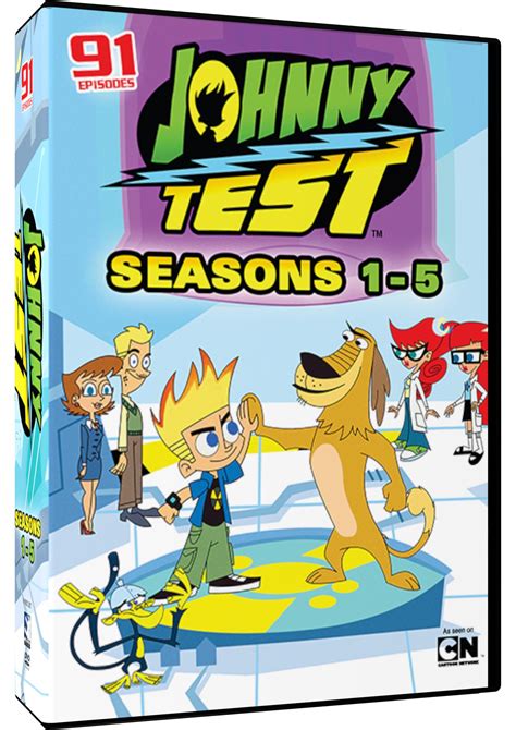 Johnny Test Cartoon Network Tv Series Complete Seasons 1 2 3 4 5 Box