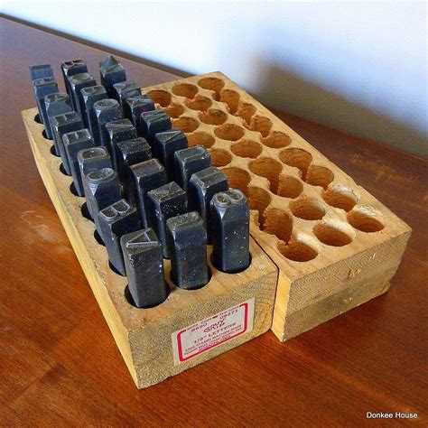 Check out our alphabet stamps selection for the very best in unique or custom, handmade pieces from. Metal Alphabet Stamps and Punch Set 1/2 Inch by DonkeeHouse
