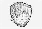 Baseball Drawing Softball Glove Gloves Getdrawings Easy sketch template