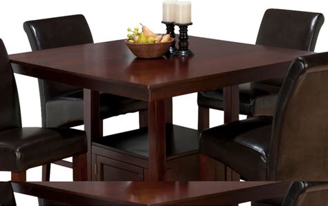 Elevate your everyday dining experience with comfort, convenience, and class. Jofran Tessa Chianti Square Counter Height Table with ...