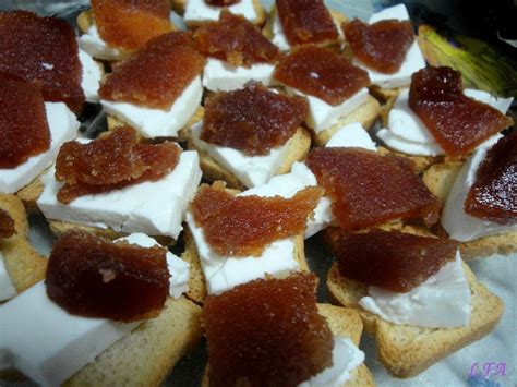 La Flor Del Azafran Bocadito De Queso Y Dulce De Membrillo