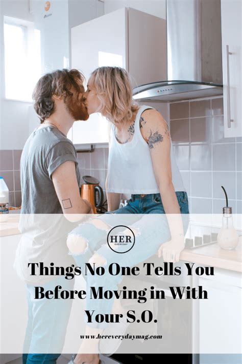 Things No One Tells You Before Moving In With Your So