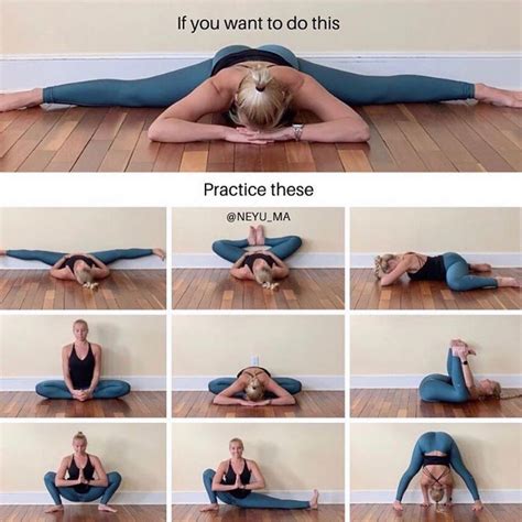 Yoga Daily Posture On Instagram “follow Yogadailyposture How Can I Achieve The Middle Splits