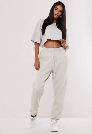 Tan Oversized 90s Joggers Missguided