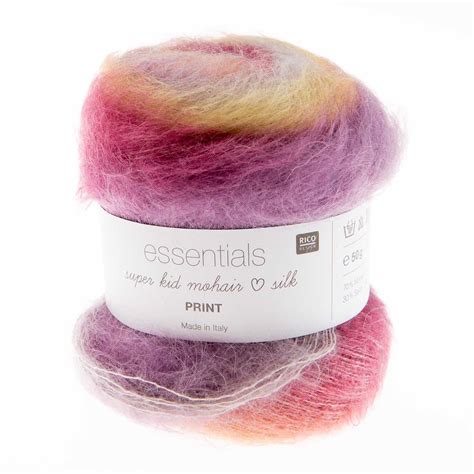 Rico Essentials Super Kid Mohair Loves Silk Print Truro Wool