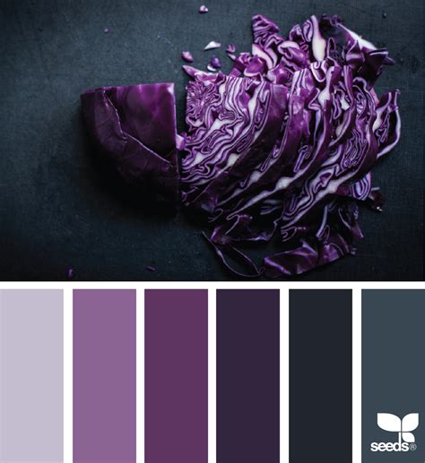 Chopped Hues Purple Color Palettes Design Seeds Color Schemes
