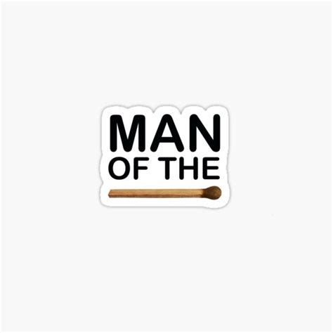 Man Of The Match Sticker For Sale By Peexs Redbubble