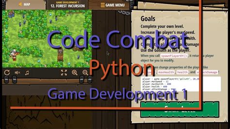 Python has a lot of applications. CodeCombat Forest Incursion Level 12 Python Game ...