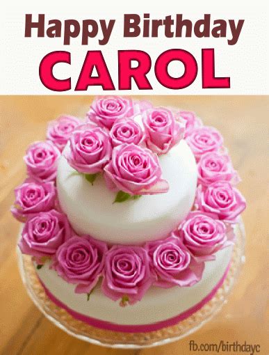 Happy Birthday Carol Images Birthday Greeting Birthdaykim