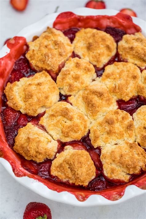 Best Strawberry Cobbler Recipe Video Sweet And Savory Meals