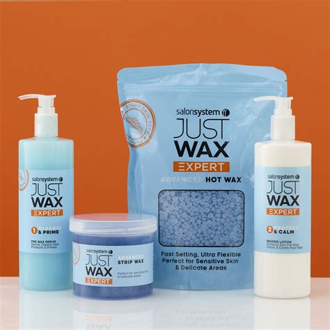 introducing just wax expert salon system wax strips wax skin protection