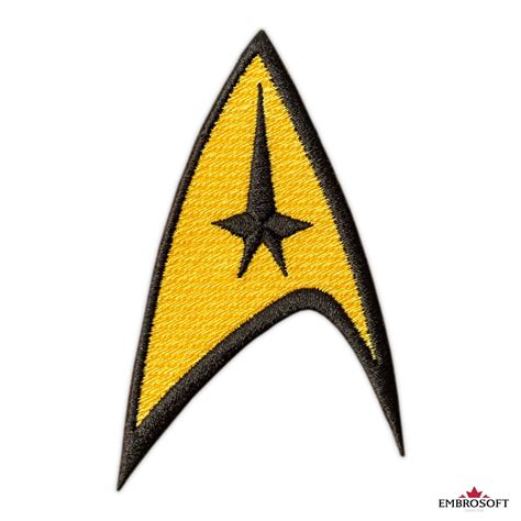 Star Trek Emblem Patch Starship Duty Insignia Tv Series Logo