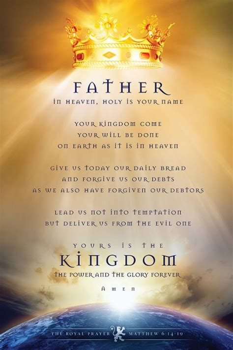 Royal Prayer Christian Posters Religious Posters Bible Posters