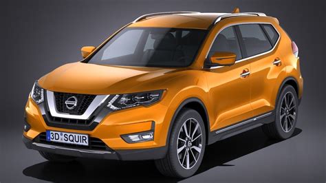 2017 is the year that the rogue becomes nissan's bestseller. Nissan Rogue 2017 3D | CGTrader