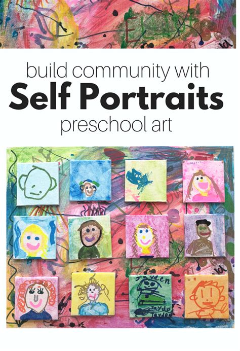Class Art Self Portraits For Preschool No Time For Flash Cards
