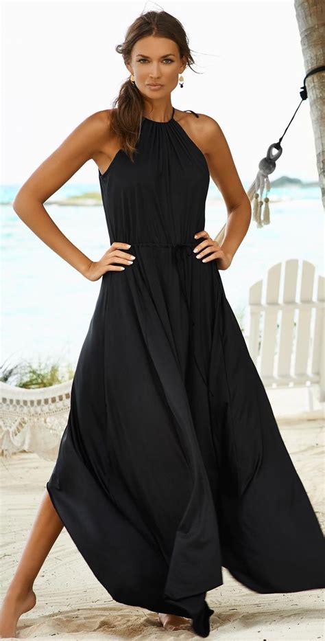Womens Fashion Black Maxi Dress Just A Pretty Style