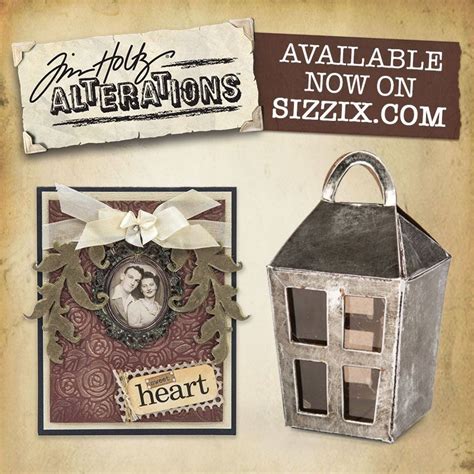 Available Now On Tim Holtzs New Sizzix Alterations
