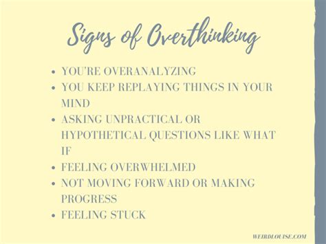 7 Simple Things You Can Do To Stop Overthinking Everything