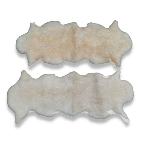Double Sheep Skin Rugs Animal Skin Tanning Services