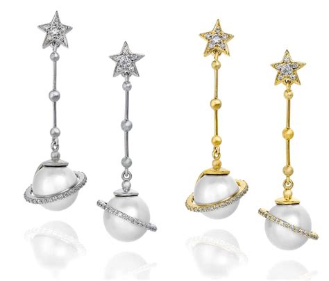 Star And Planet Celestial Earrings Lovely Jewellery Amazing Jewelry Buying Gold