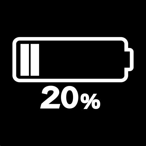 Battery Vector Icon Battery Black Sign Stock Vector Ai Contents