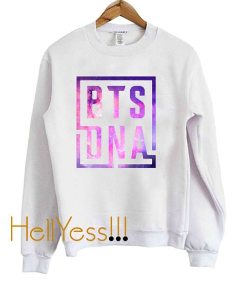 Shop bts dna hoodies and sweatshirts designed and sold by artists for men, women, and everyone. BTS DNA Crewneck Sweatshirt