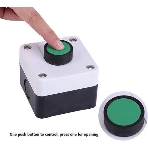 Weatherproof Green Push Button Switch One Button Control Box For Gate