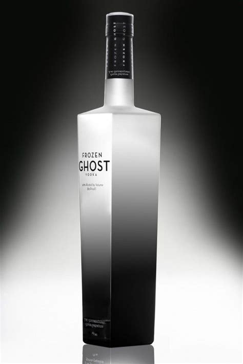 Frozen Ghost Vodka Vodka Bottle Packaging Alcohol Packaging