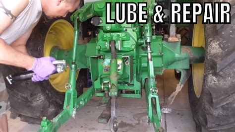 Lube And Repair John Deere Tractor Youtube