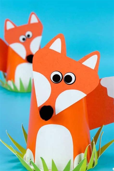 11 Super Fun And Simple Fox Crafts For Kids Crazy Laura