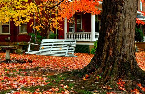 Autumn Houses Wallpapers Wallpaper Cave