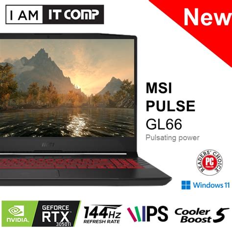 Msi Pulse Gl66 11udk 1044 156 Fhd 144hz Ips Gaming Laptop I7 11800h
