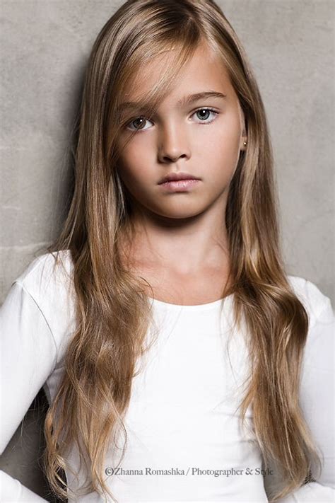 Anastasia Bezrukova Young Child Model From Russia Kids Cute Young