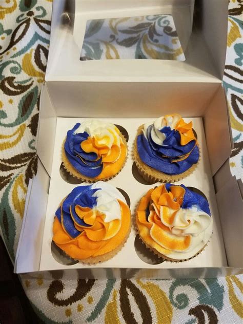 And don't forget to check out the selection of giant cookie cakes, gourmet cupcakes, pies, and more! Florida Gator Cupcakes | Cupcakes, Cake decorating, Birthday
