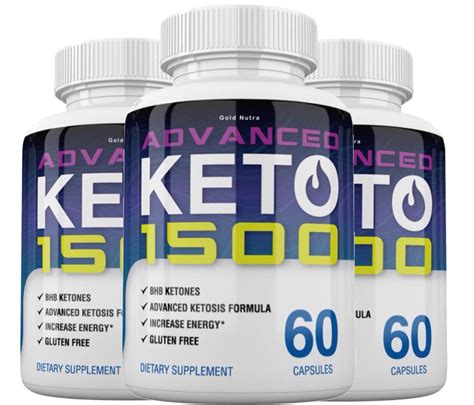 3 Pack Official Advanced Keto 1500 Diet Pills For Weight Management And Energy Support