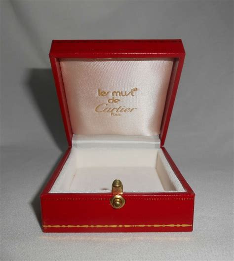 Les Must De Cartier Jewelry Presentation Box Vintage Box Only Cartier