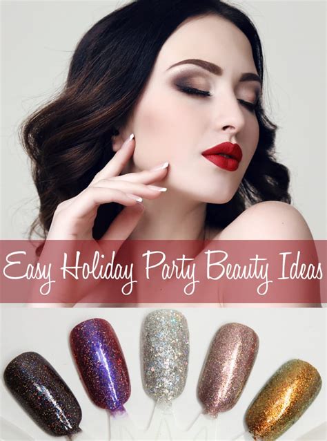 Easy Holiday Party Beauty Ideas Classic Beauty For Pale Skin