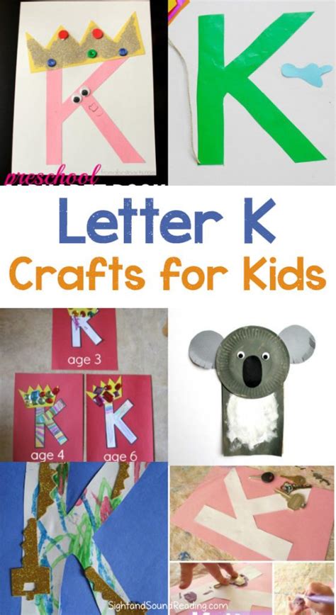 20 Letter K Crafts For Preschool Or Kindergarten Mrs Karles Sight