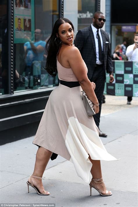 Dascha Polanco Wows In Chic Nude Dress As She Promotes Latest Chapter