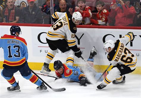 Bruins 7 Game Win Streak Snapped With 5 2 Loss To Panthers Masslive