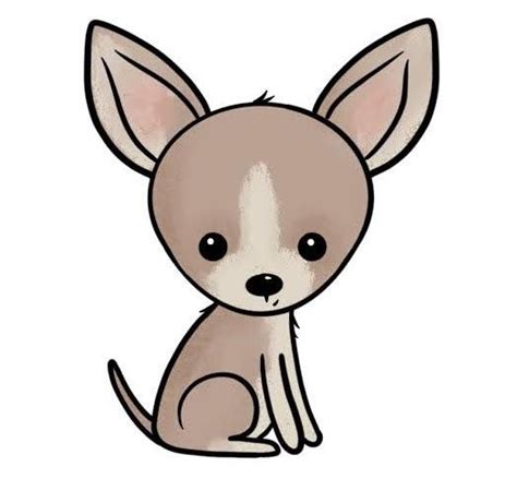 Easy Step By Step How To Draw A Cute Chihuahua Cute Chihuahua