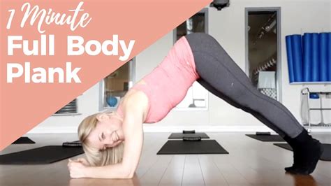 1 Minute Full Body Pike Plank Workout Youtube