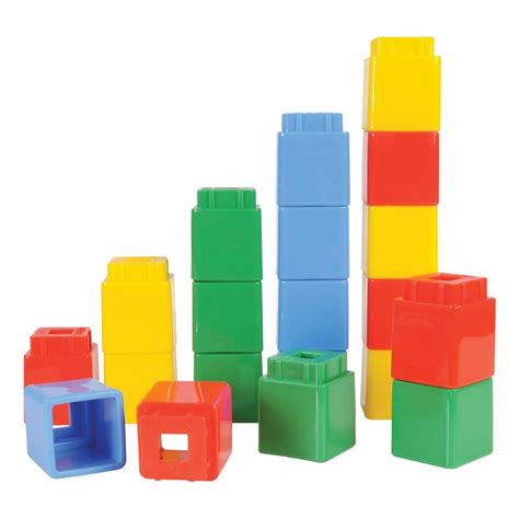 Jumbo Unifix Cubes 20 Pieces
