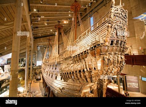 Vasa Ship Warship In The Vasa Museum Stockholm Sweden Stock Photo