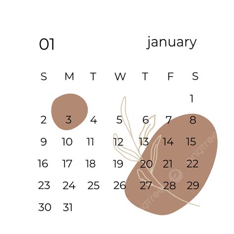 Gambar Kalendar Januari Estetik 2022 Kalendar Estetik Januari
