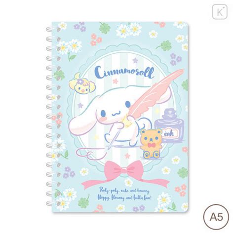 Sanrio A5 Twin Ring Notebook Cinnamoroll 2021 Kawaii Limited