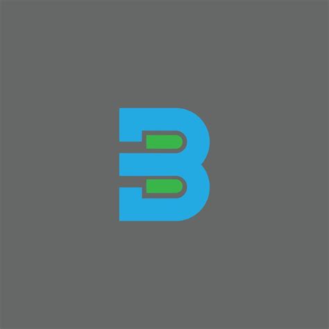 Abstract Letter B Logotype Modern Logo Idea Sign Universal Emblem
