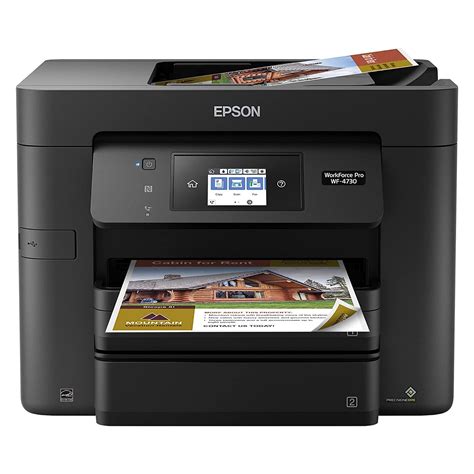 Epson Workforce Pro Wf 4730 Wireless All In One Color Inkjet Printer Copier Scanner With Wi Fi