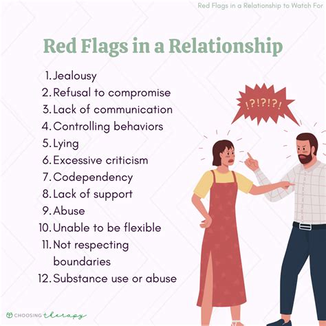 Red Flags In A Relationship To Watch For
